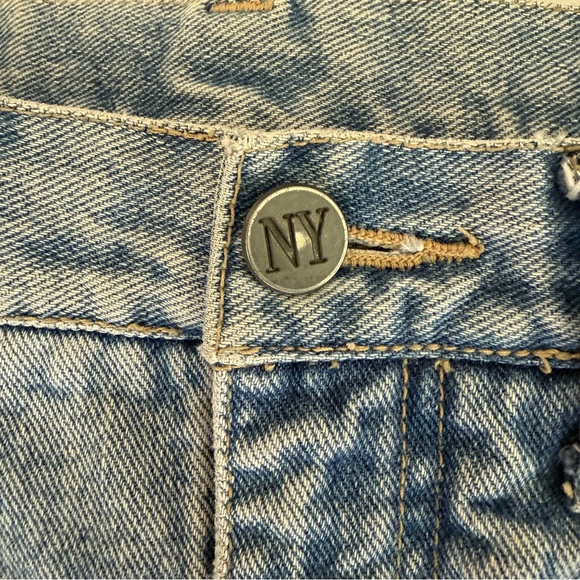 Vintage 90s High Waisted New York‎ Jeans - Light Blue - Picture 4 of 11